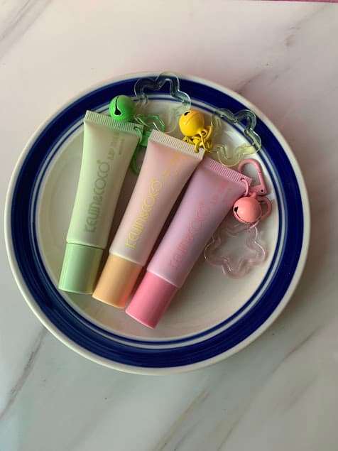 Lip gloss y llavero